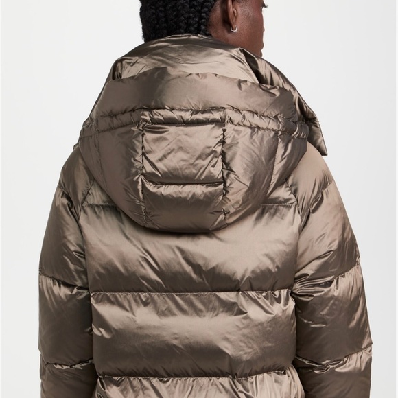 Varley Canton Down Jacket — brushed olive metallic - Picture 8 of 11